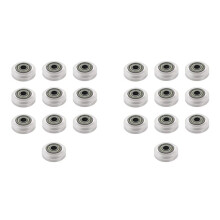 20Pcs 3D Printer Plastic Wheel POM Models Passive Round Wheel Idler Pulley Gear for CNC V-Slot