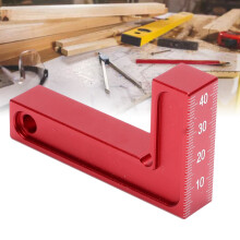 Aluminium 90 Positionierungsschiene, Rot, 75x45mm