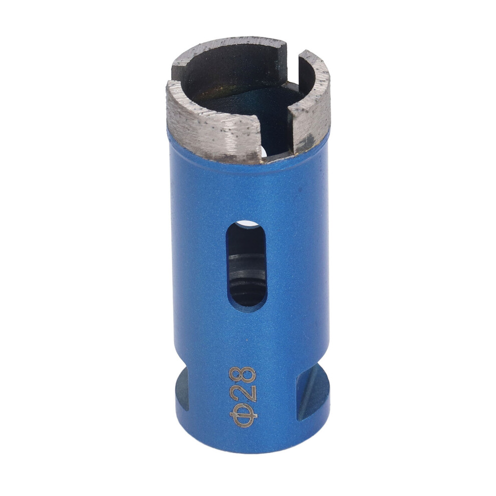 Blue M14 Female Thread Diamond Drill Bit 28Mm For Marble & Granite 8051390536039