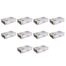 10X 48V 12.5A 600W Power Supply for Monitoring Equipment, Industrial Automation, PLC Control Cabinet