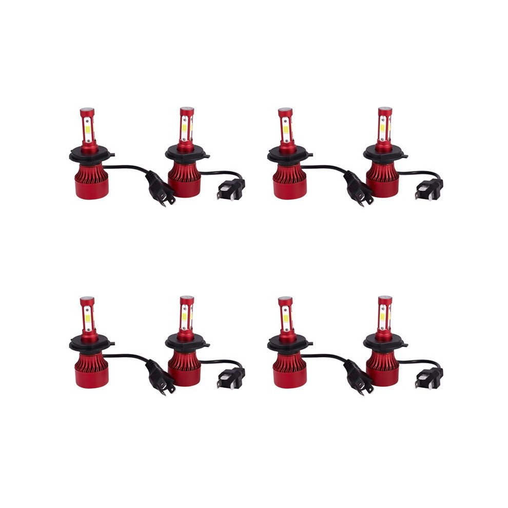 8X H4 Hb2 9003 2200W 330000Lm 4-Side Led Headlight Kit Hi/Lo Power Bulbs 6000K 6032767155826