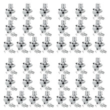 40Pack BPV-31 Piercing Valve Tap Valve Kits Adjustable for Air Conditioners HVAC 1/4 Inch,5/16 Inch,3/8 Inch Tubing