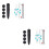 2X LCD Display Adhesive Strips Tape Opening Wheel Handle Tools Kit for  A1418 A1719 21Inch 1