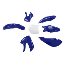 7pcs Blue ABS Dirt Bike Fairing Kit for KLX110 KX65 RM65 DRZ110
