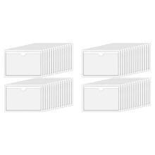 Clear Adhesive Pockets 4X6In Index Card Pockets Sleeves Self Adhesive with Top Loading Label Pockets (60 PCS)