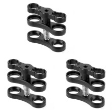 3X Diving Photography Aluminum Butterfly Clip Underwater Camera Waterproof Diving Arm Bracket