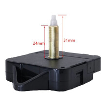 40Pcs 31MM Long Shaft DIY Quartz Clock Movement Mechanism Motor Kit for Clock Repair Tool Parts DIY Replacement A