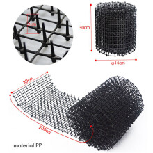3X Haushalt Garten Katzen Kot Matte Stachel Streifen Anti Katze Hund Repellent Abschreckung Spitze Matte Garten Blumen Pflanze Schwarz
