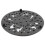 3X Trivet Redondo de Ferro Fundido 6,7 Polegadas com Isolamento TéRmico e Antiderrapante Suportes para Panelas para DecoraçãO de Mesa de Jantar de 2