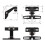 5X Electric Bicycle Tail Light Bracket Rear Light Bracket Bicycle Camera Holder Bike Bracket for 6