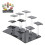 2X 10 Tier Acrylic Display Stand, Acrylic Riser Display Stand Perfume Holder, Riser Display Shelf Multilevel Stands 9