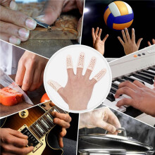 32 Unidades de Protetores de Dedo de Silicone, Tampas RespiráVeis para Os Dedos, Capas para As Pontas Dos Dedos, Suporte para Mangas de Dedo para