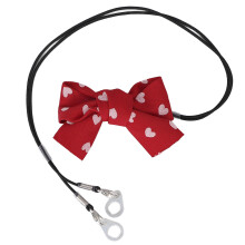 Portable Hearing Aid Clip with Bowknot Shape, Loss Prevention Lanyard for Adults
