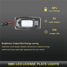 4Pcs Plaque D'Immatriculation Lumière Plaque D'Immatriculation Lumière pour Escape Mercury MX-5 MPV
