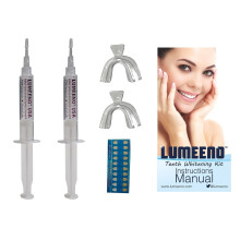 Teeth Whitening Kit with Dental Grade Gel and Reusable Mouth Trays for Professional Home Use