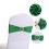 100 St Elastisk Stolknut BröLlopsdekoration Spänne Sashes Bakstycke Hotell Hemsits Elegant Modern Banddekor, E 3