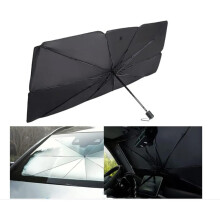 Car Windshield Sun Shade Umbrella for Mercedes Benz A Class A200d, 99% UV Protection Foldable Heat Reflective Design