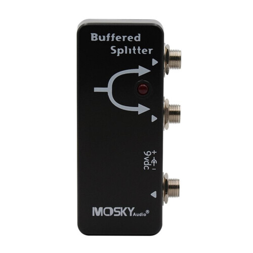 2X MOSKYAUDIO One Input and Two Outputs Buffer Multi-Function Splitter Electric Guitar, Electric Bass Effect 1