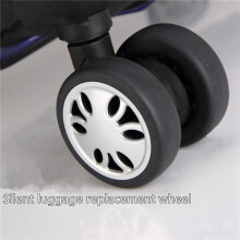 8PC Suitcase Replacement Wheels 51mm X 18mm Spinner Wheel Mute Flexible Smooth for Damaged Luggage Trolley Caster Repair