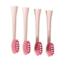 Electric Toothbrush Replacement Heads for Y1 with Soft Tapered Bristles Pink Secure Fit