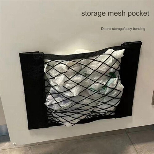 2X Universal Mesh Cargo Net Wall Sticker Organizer Pouch Bag Storage Mesh Net for Car Trunk,Large Size 1