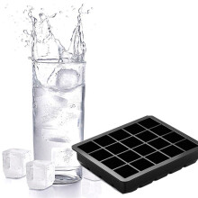 4X Bacs à GlaçOns en Silicone Bac à Glace 1 Pouce Petit Carré, 40 CavitéS Moule à GlaçOns Carré pour Refroidir le Cocktail Faisant de la Glace