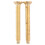5X 86 Type Solid Wood Panel  Wall Light Retro Brass Toggle  Wood Grain Electrical  Socket 1- 4