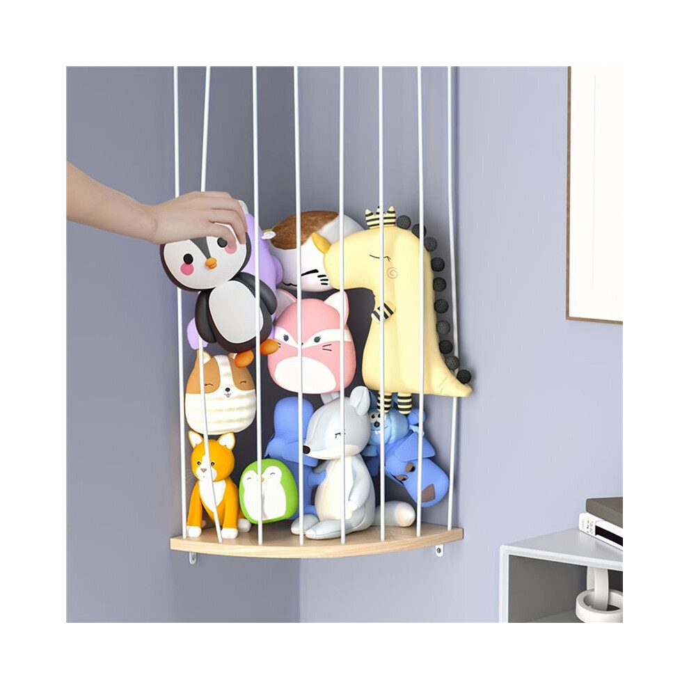 2X Corner Stuffed Animal Zoo, Large Stuffed Animals Storage, Vertical Toy Storage Organizer - for Plush Toy Holder