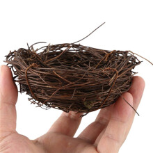 6X Hecho una Mano Vine Twig Bird Nest Home Nature Holiday para Photo Garden Decor