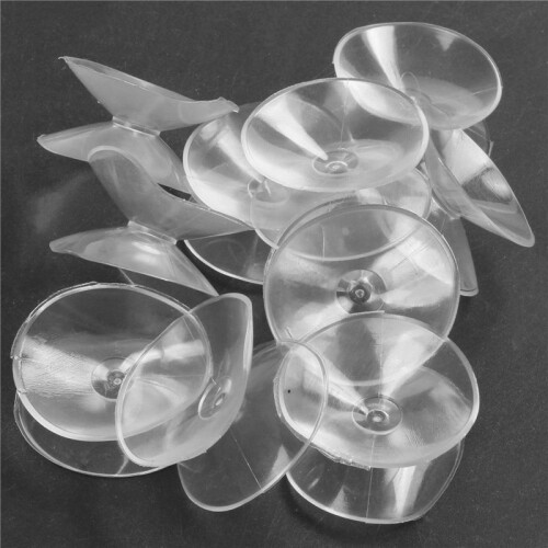 50 Pcs Double Sided Suction Cup - Sucker Pads for Glass, Plastic - 30mm Width 1