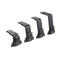 1Pc Universal Roof Rack Gutter Mount Adapter Bracket, CorrosionResistant Steel, Carrying Capacity, Fits 2729CM