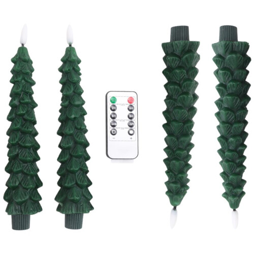 8X Simulation Candle Lamp Paraffin Decoration with Remote Control Atmosphere Modeling Lamp 1
