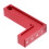 Aluminium 90 Positionierungsschiene, Rot, 75x45mm 10