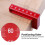 Aluminium 90 Positionierungsschiene, Rot, 75x45mm 12
