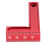 Aluminium 90 Positionierungsschiene, Rot, 75x45mm 14