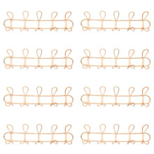 8X Large Rattan Wall Hooks Clothes Hat Hanging Hook Crochet Cloth Holder Organizer Hangers Decor for Home Decor