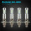 8PCS H1 LED Headlight Fog Driving Light Bulbs 6000K Super White 200W 2
