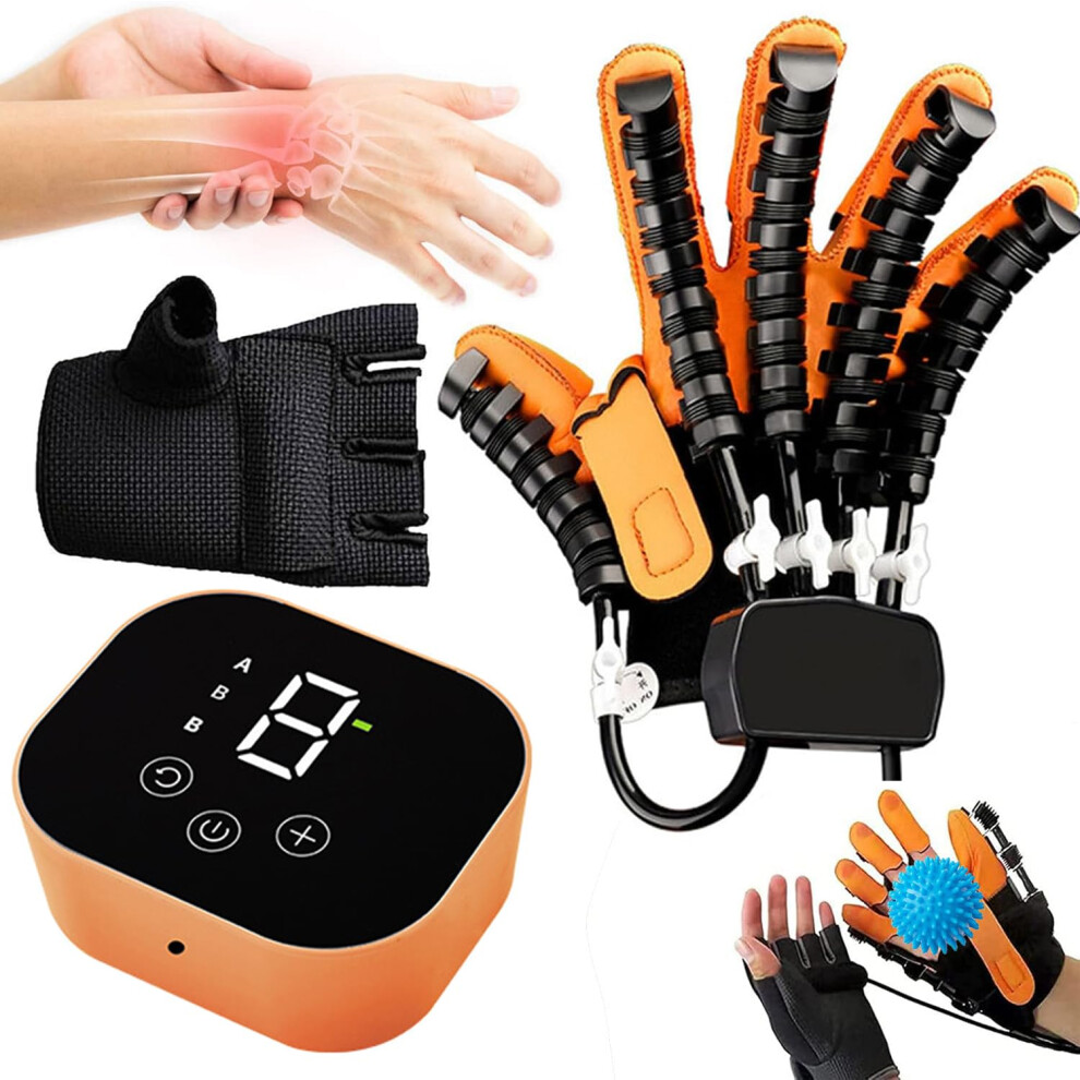 Hand Rehabilitation Glove for Stroke Recovery, Ergonomic LeftHand Therapy Exerciser for Paralysis