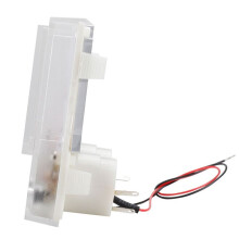 2X Transmisor de Medidor de Potencia Cabezal de Medidor de VU Estación de Radio con Retroiluminación Cubierta de PMMA SWR Negro Adelante 300W