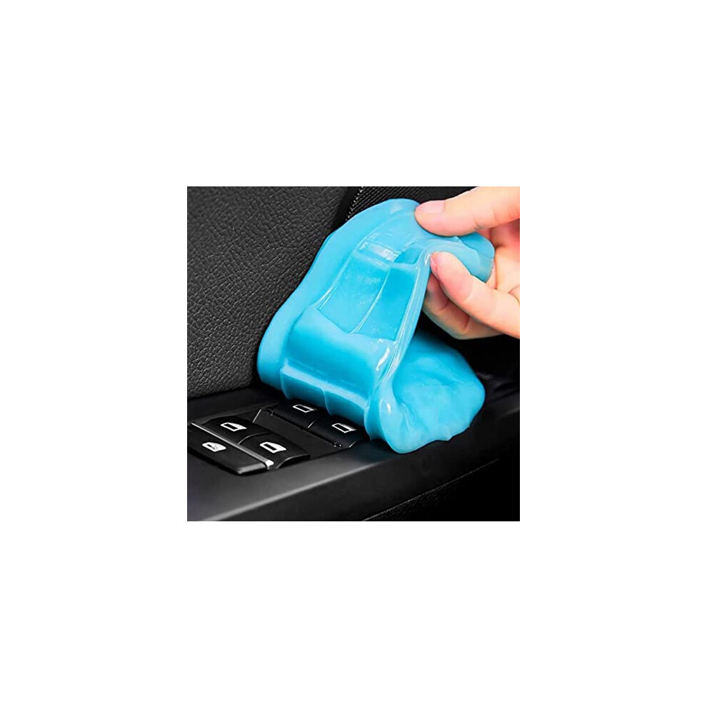 Car Cleaning Gel For Dashboard And Air Vents, Reusable Soft Putty For Deep Crevice Dust Removal 9771547924289