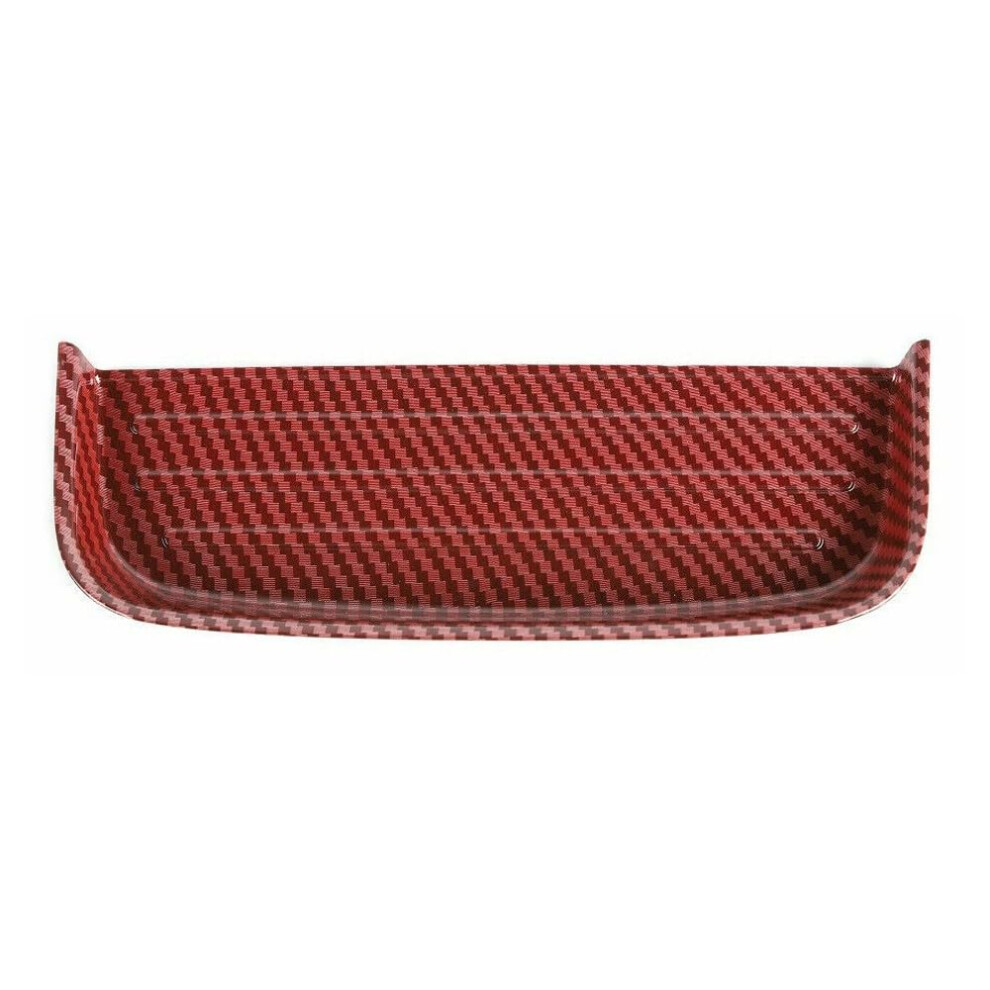 Carbon Fiber Gear Shift Storage Box Trim Fit For Ford Mustang Gt V6 V8 Gt350 Gt350r 2015Â2020 Red 9771547555407