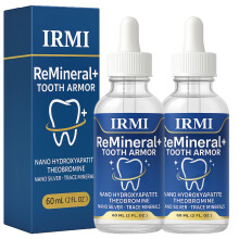 Nano Hydroxyapatite Toothpaste Drops for Tooth Remineralization, Enamel Strengthening, Whitening, 2 Pack