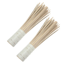 Bamboo Dish Brush Set of 2 with Tough Bristle Scrubbing and Ergonomic Handle for Pot and Wok Cleaning