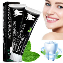 Charcoal Whitening Toothpaste with Mint for Stain Removal and Deep Cleaning, 2 Black Pack