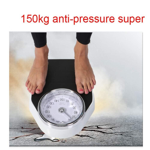 Mechanical Bathroom Scale with Large Dial Display, 150kg Capacity, No Battery Required 1