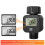 Digital LCD Water Flow Meter Garden Irrigation Hose Flow Sensor Battery Powered 0.5‑8Bar GPM LPM Instant Usage Recorder 3