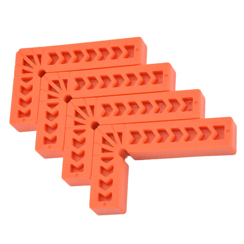 4Pcs L-Type Plastic Squares, 6 Inches, Multi-Purpose Angle Tool 2