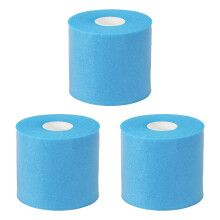 Bande élastique de cheville, 3 pièces, 6cm x 20-Bleu 6cmx20m