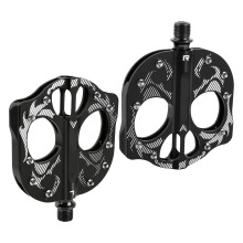 Pédales de vélos de montagne en alliage d'aluminium 3-Noir