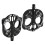 Mountain Bicycles Pedals 3 Bearings Light weights-Black 1